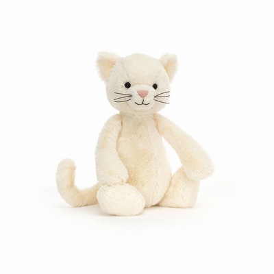 Jellycat Bashful Cream Gatito | FNLG-98753